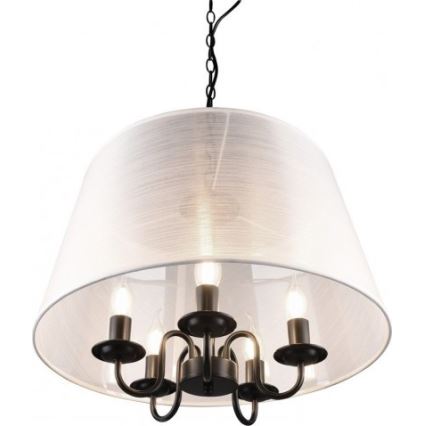 Reality - LED Hanglamp aan een ketting CIMA 5xE14/40W/230V grijs