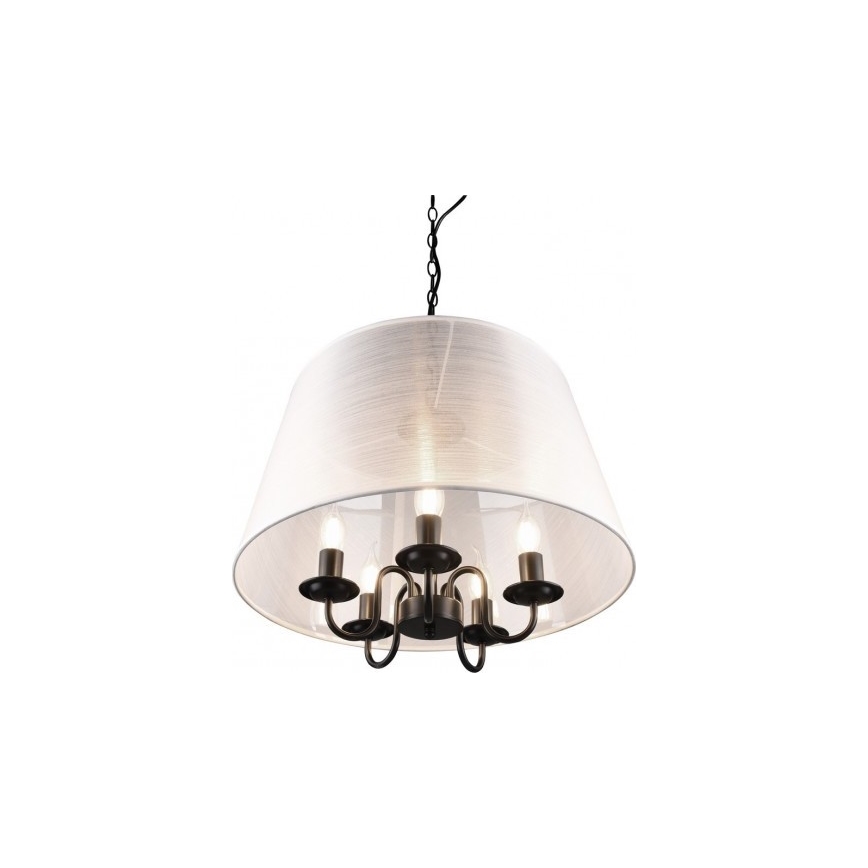 Reality - LED Hanglamp aan een ketting CIMA 5xE14/40W/230V grijs
