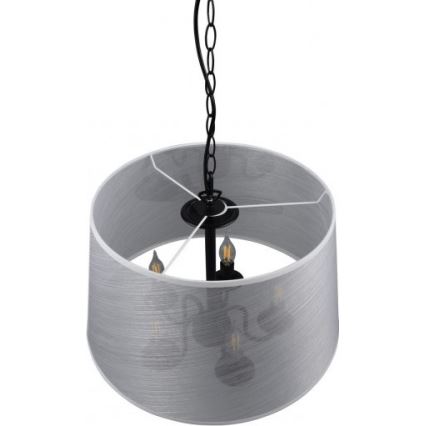 Reality - LED Hanglamp aan een ketting CIMA 5xE14/40W/230V grijs