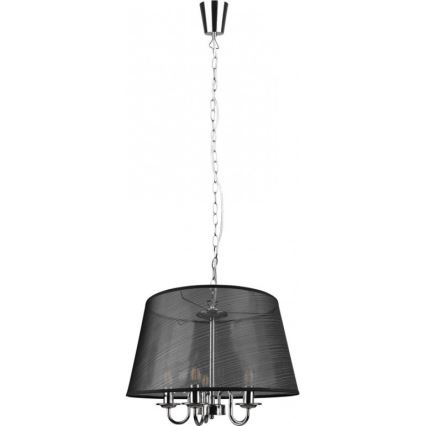 Reality - LED Hanglamp aan een ketting CIMA 5xE14/40W/230V zwart