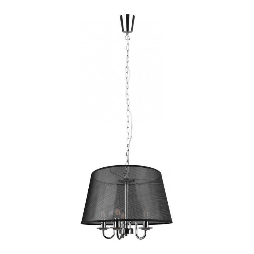 Reality - LED Hanglamp aan een ketting CIMA 5xE14/40W/230V zwart