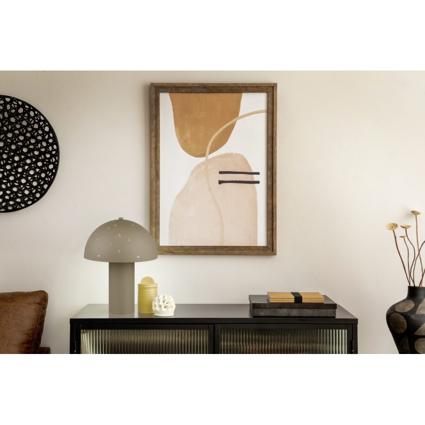 Reality - Tafellamp SETA 1xE14/28W/230V taupe