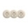 Reblig - Drievoudig retro-wandcontactdoos met frame, SCHUKO 230 V, beige