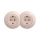 Reblig - Dubbele retro wandcontactdoos met frame SCHUKO 230 V oudroze
