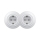 Reblig - Dubbele retro wandcontactdoos met frame SCHUKO 230V sneeuwwit