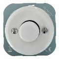 Reblig - Porseleinen retro-dimmer zonder afdekraam 250V/10A wit