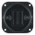 Reblig - Porseleinen retro dubbele schakelaar zonder afdekraam nr. 6+6 zwart