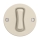 Reblig - Randloze retroknop, beige