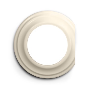 Reblig - Retro buitenste lijst beige