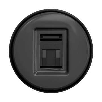 Reblig - Retro data-aansluiting zonder frame, antraciet