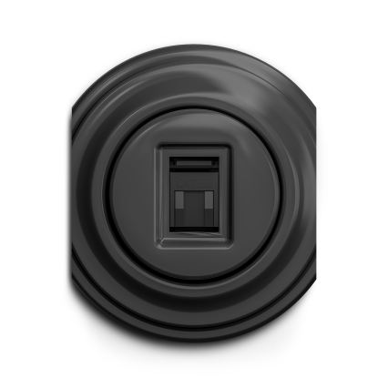 Reblig - Retro data-aansluiting zonder frame, antraciet