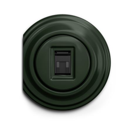 Reblig - Retro datadoos zonder afdekraam, groen