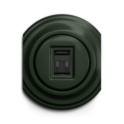 Reblig - Retro datadoos zonder afdekraam, groen