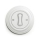 Reblig - Retro knop met omlijsting, sneeuwwit
