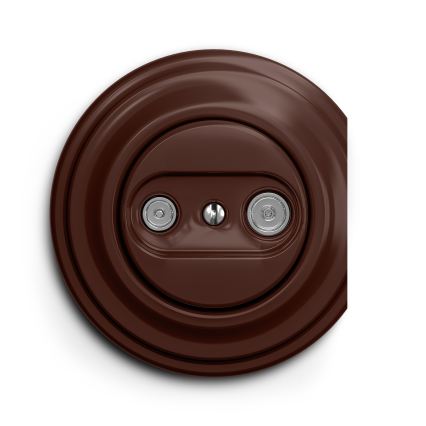 Reblig - Retro lijst, randbruin