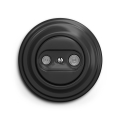 Reblig - Retro TV+R wandcontactdoos (einddoos) met antraciet afdekraam