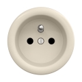 Reblig - Retro wandcontactdoos zonder afdekraam 230V beige