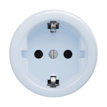 Reblig - Retro wandcontactdoos zonder afdekraam SCHUKO 230V/16A blauw