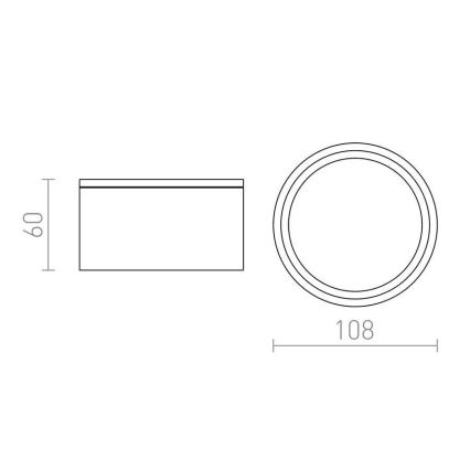 RED - Design Rendl - R10428 - Lamp voor Buiten MERIDO 1xGX53/11W/230V IP44 wit