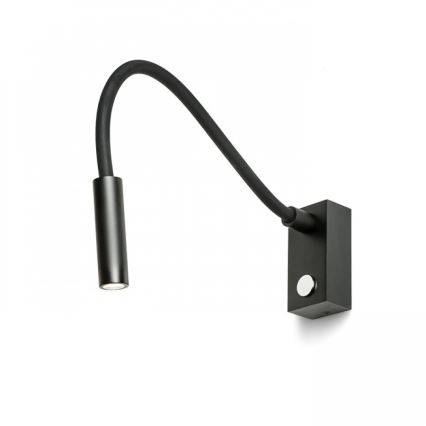 RED - Design Rendl - R10541 - LED Flexibele lamp AIM LED/3W/230V zwart