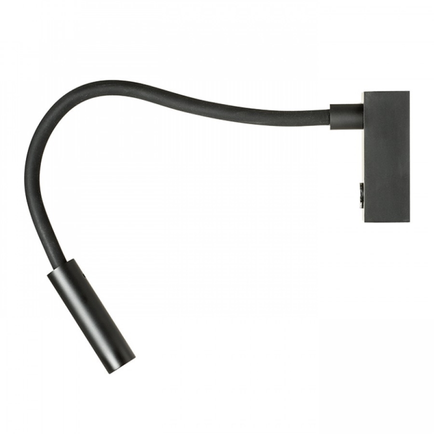 RED - Design Rendl - R10541 - LED Flexibele lamp AIM LED/3W/230V zwart