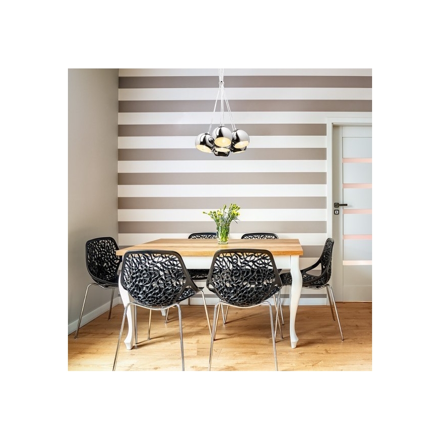 RED - Design Rendl - R11761 - Hanglamp aan een koord ASTROMET 7xE27/42W/230V