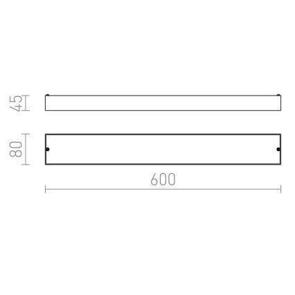 RED - Design Rendl - R11993 - LED Badkamer Wand Lamp MARINA LED/9W/230V IP44