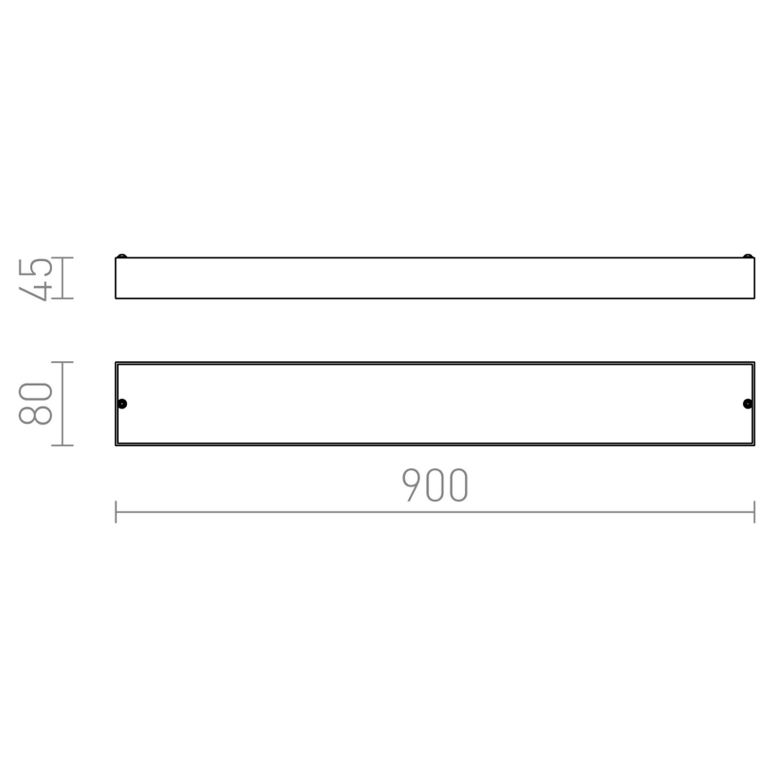 RED - Design Rendl - R11996 - LED Badkamer Wand Lamp MARINA LED/14W/230V IP44