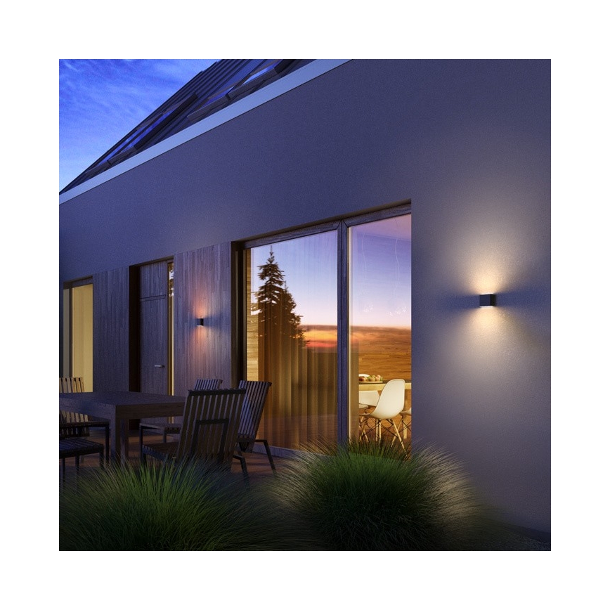 RED - Design Rendl - R12012 - LED Wand Lamp voor Buiten CHOIX 2xLED/3W/230V IP54