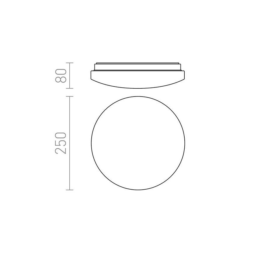 RED - Design Rendl - R12431 - LED Plafond Lamp SEMPRE LED/10W/230V