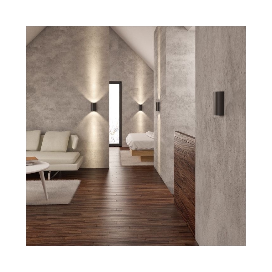 RED - Design Rendl - R12593 - LED Wand Lamp DAFFY LED/6W/230V zwart