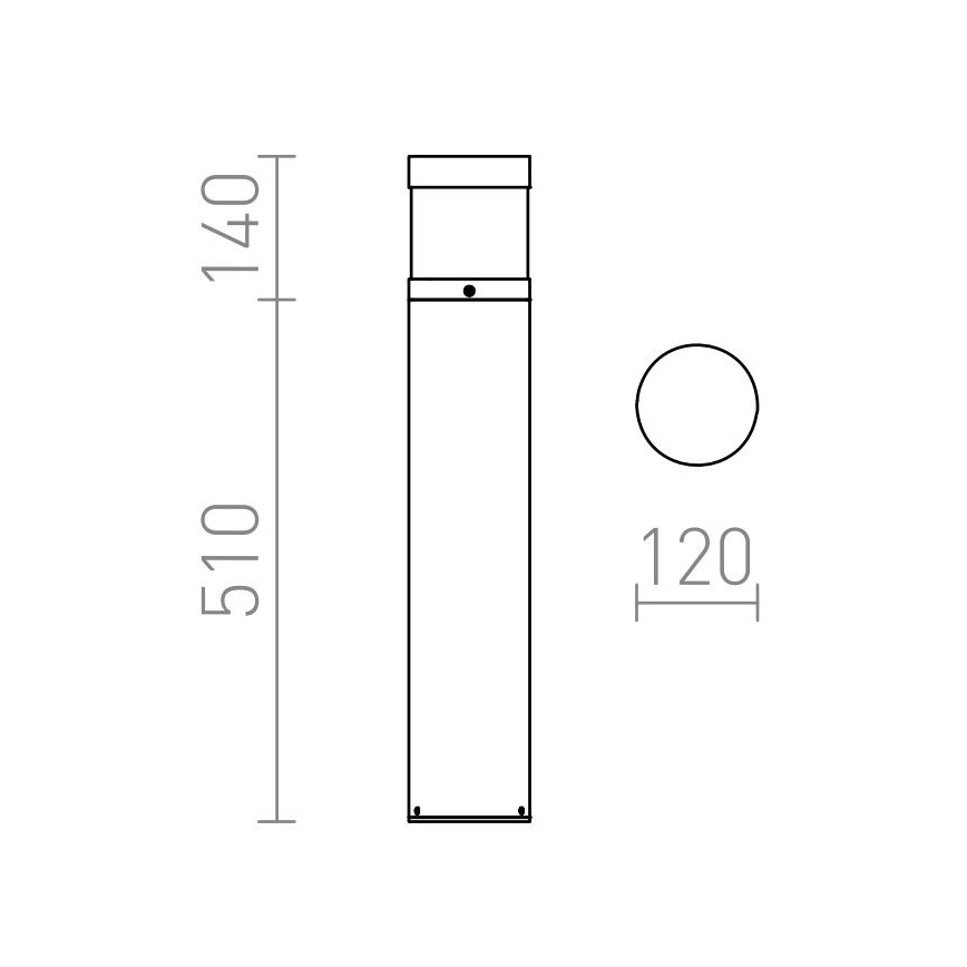 RED - Design Rendl - R12626 - LED Lamp voor Buiten ABAX LED/15W/230V IP54 antraciet