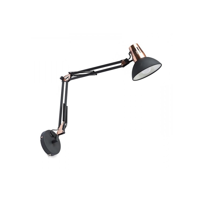 RED - Design Rendl - R12651 - Wand Lamp ANTE 1xE27/28W/230V zwart