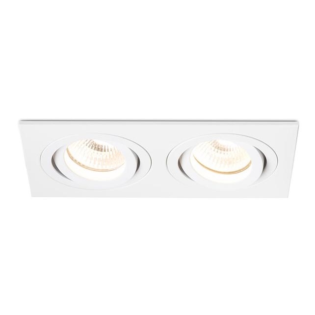 RED - Design Rendl - R12713- Inbouwverlichting PASADENA 2xGU10/50W/230V