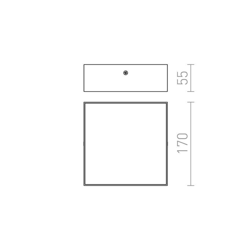 RED - Design Rendl - R12848 - LED Plafond Lamp LARISA LED/15W/230V wit