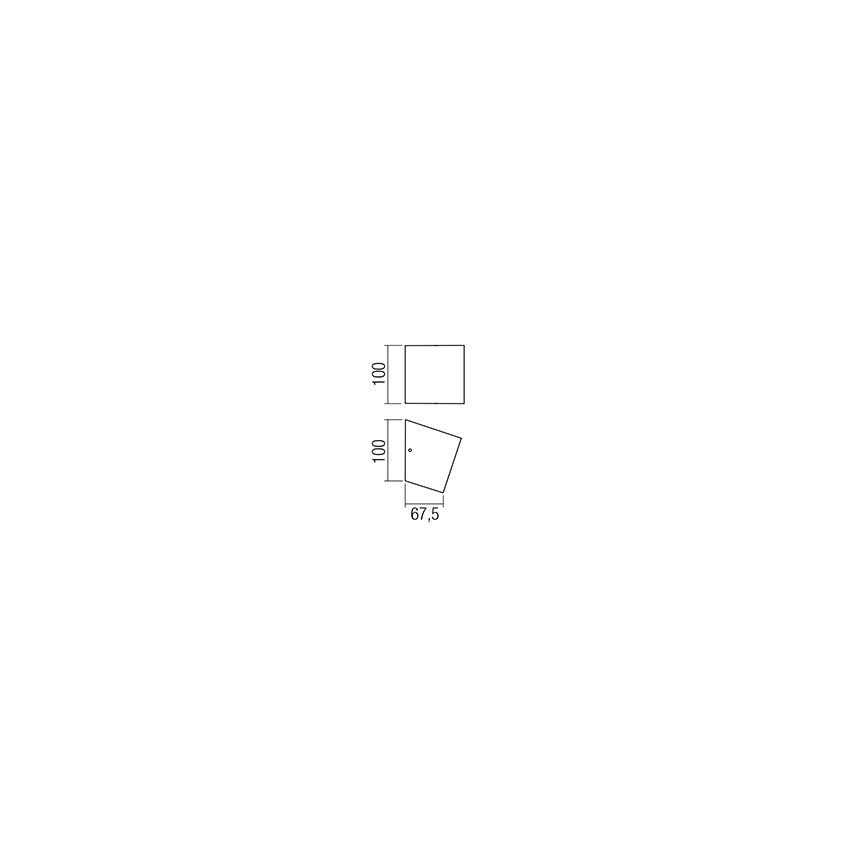 Redo 01-1317 - LED wand verlichting TOBIKO LED/6W/230V CRI 90 wit
