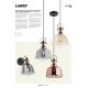 Redo 01-1383 - Hanglamp aan koord LARRY 1xE27/42W/230V