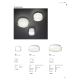 Redo 01-1453 - LED Badkamer plafondlamp NAJI LED/12W/230V diameter 30 cm IP44