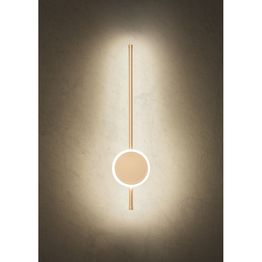 Redo 01-2700 - LED wand verlichting DIAZ LED/18W/230V CRI 90 goud