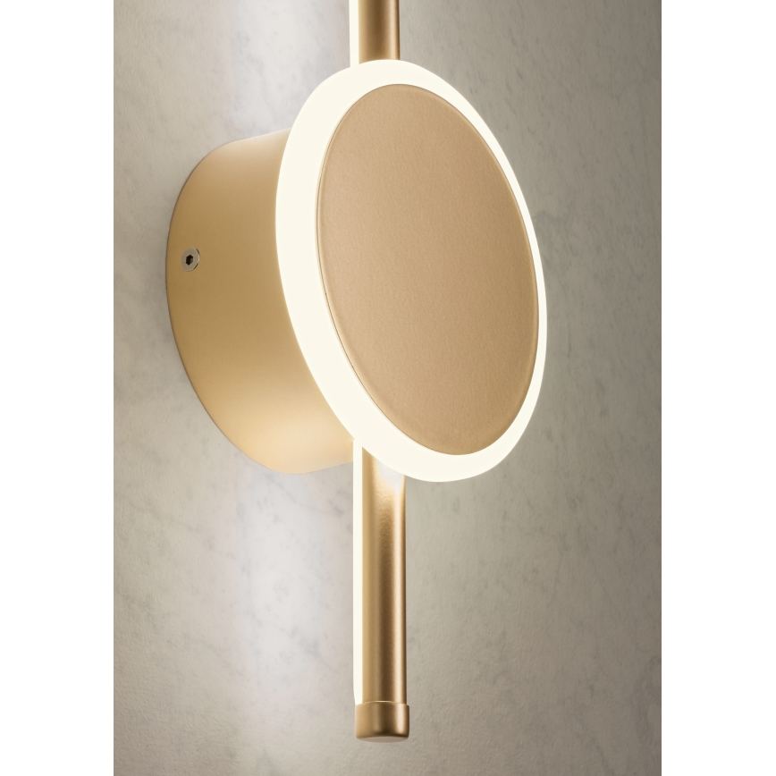 Redo 01-2700 - LED wand verlichting DIAZ LED/18W/230V CRI 90 goud