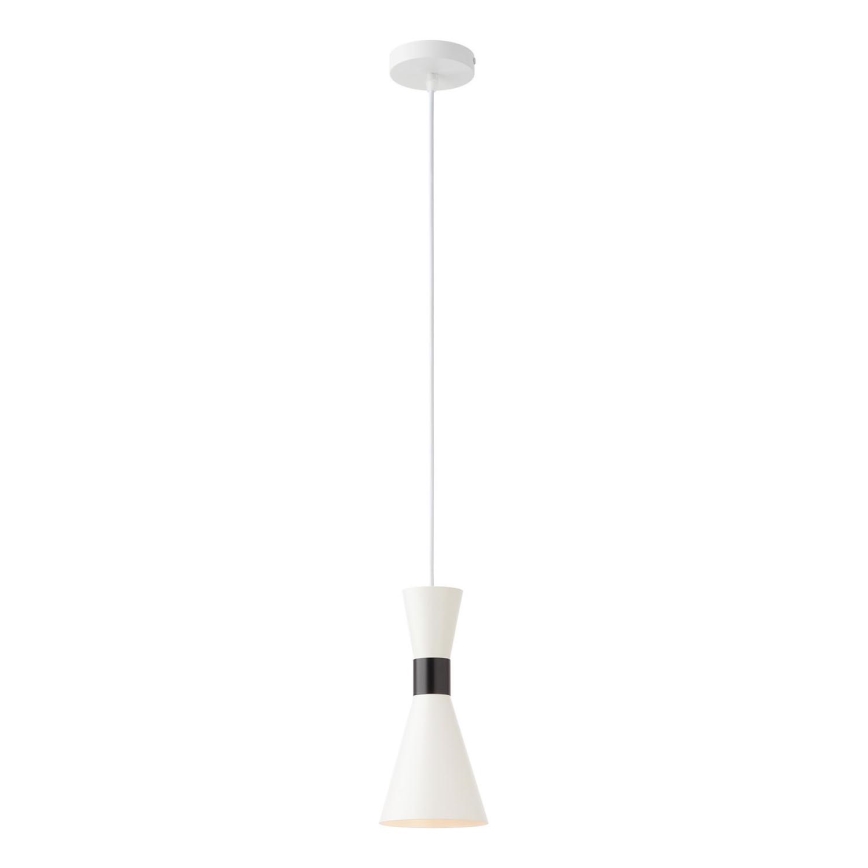 Redo 01-2709 - Hanglamp aan een koord KILT 1xE27/42W/230V diameter 12 cm wit