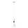 Redo 01-2709 - Hanglamp aan een koord KILT 1xE27/42W/230V diameter 12 cm wit