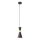 Redo 01-2711 - Hanglamp aan een koord KILT 1xE27/42W/230V diameter 12 cm zwart