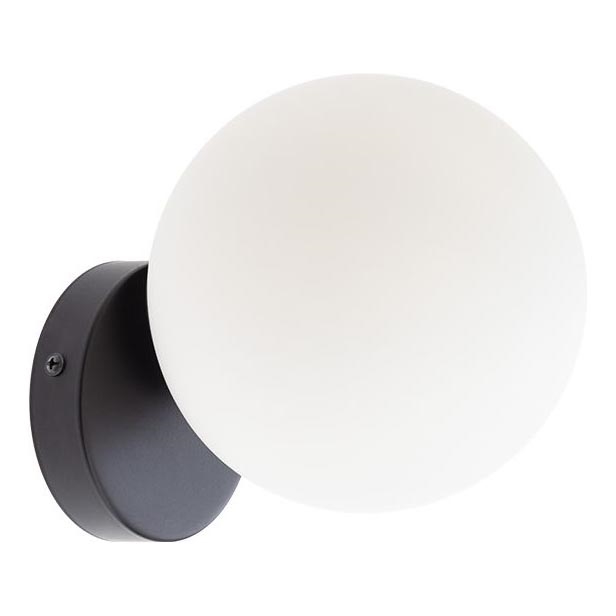 Redo 01-2714 - Wandlamp VOLLEY 1xE14/28W/230V zwart