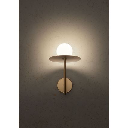 Redo 01-2725 - Wandlamp PLATO 1xG9/10W/230V goud