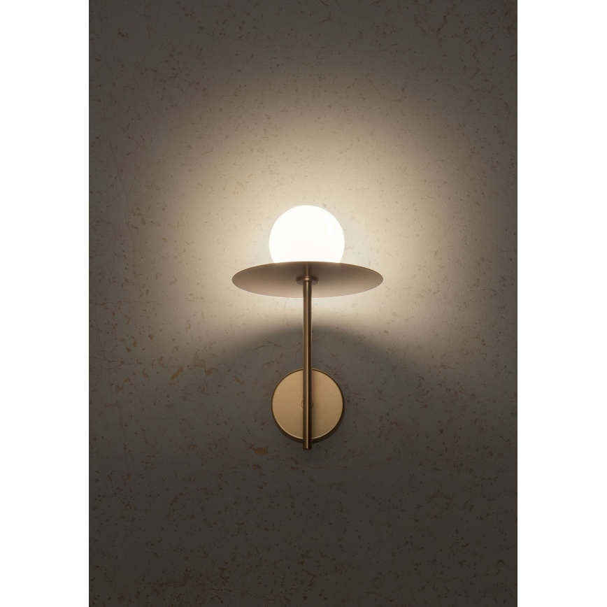 Redo 01-2725 - Wandlamp PLATO 1xG9/10W/230V goud