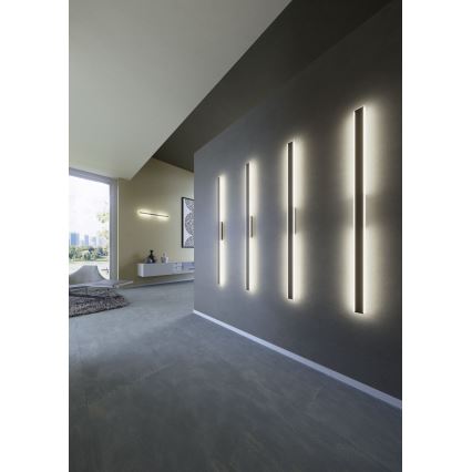 Redo 01-2771 - LED wand verlichting WAPI LED/30W/230V 119 cm zwart