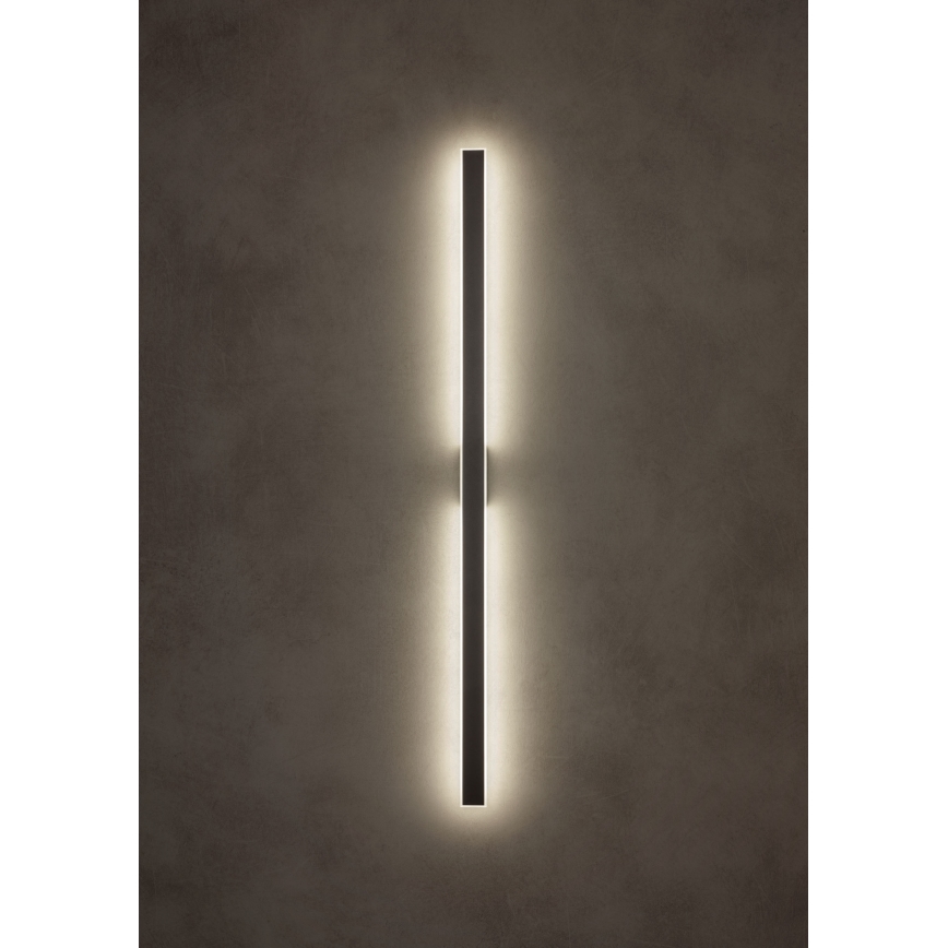 Redo 01-2771 - LED wand verlichting WAPI LED/30W/230V 119 cm zwart