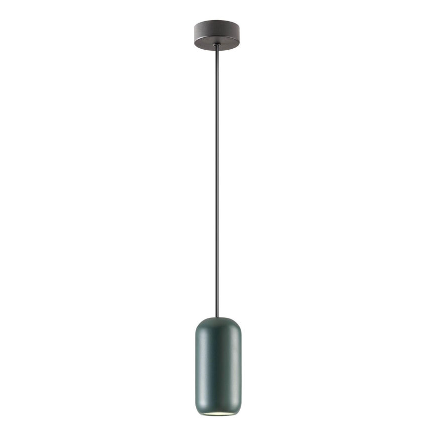 Redo 01-3475 - Hanglamp aan een koord BOOM 1xGU10/10W/230V diameter 7,6 cm groen