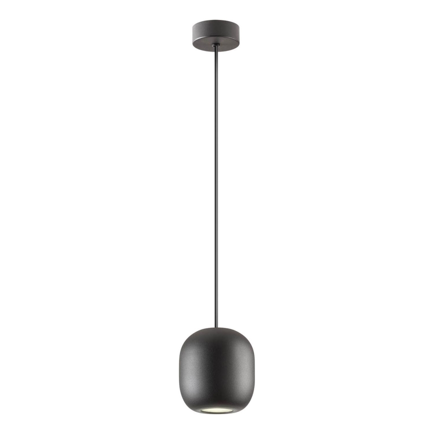Redo 01-3477 - Hanglamp aan een koord BOOM 1xGU10/10W/230V diameter 12 cm zwart